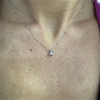 Collana Lux Gioielli Donna in Oro bianco Diamante 0.13 Ct CLLK0366013;3;BI - CLLK0366013;3;BI